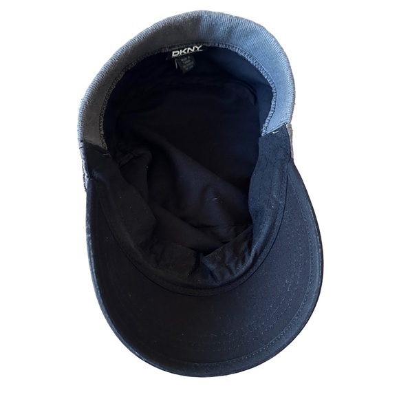 DKNY Two-Tone Black and Gray Cotton Hat - Picture 6 of 10